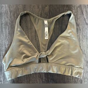 Pink‎ Victoria's Secret Womens Sage Sz L Ultimate Lightly Lined Sports Bra Swim